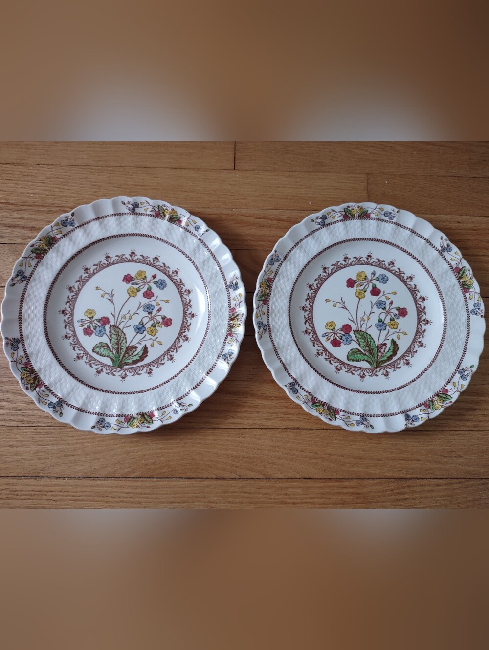 Vintage Copeland Spode “Spode’s Cowslip” S.713 Dinner Plates – Set of 2